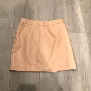 Forever21 Leather Nude Skirt